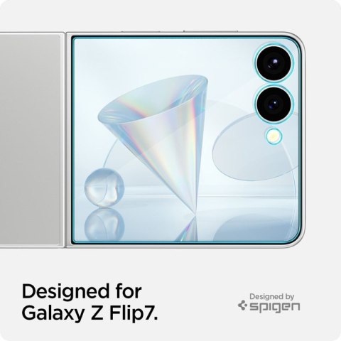 Spigen GLAS.TR EZ Fit HD 2-Pack - Szkło hartowane do Samsung Galaxy Z Flip 7 Spigen GLAS.TR EZ Fit HD 2-Pack - Szkło hartowane do Samsung Galaxy Z Flip 7