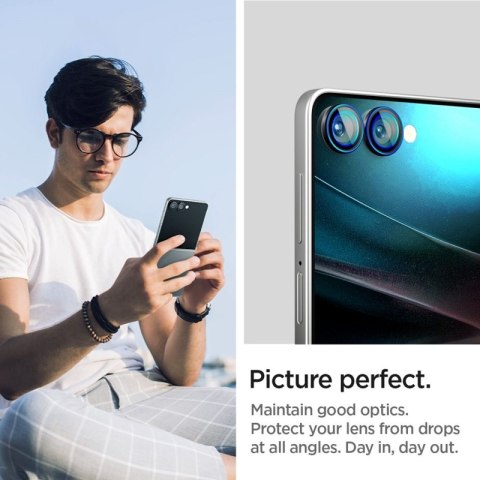 Spigen Optik Pro HD GLAS.TR EZ Fit Camera Protector 2-Pack - Szkło ochronne na obiektyw do Samsung Galaxy Z Flip 7 (Czarny) Spigen Optik Pro HD GLAS.TR EZ Fit Camera Protector 2-Pack - Szkło ochronne na obiektyw do Samsung Galaxy Z Flip 7 (Czarny)