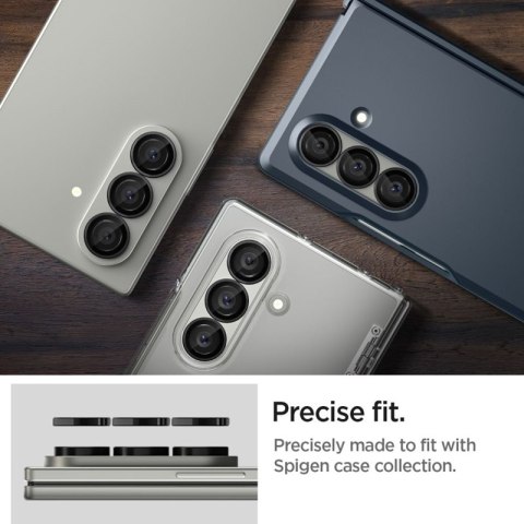 Spigen Optik Pro HD GLAS.TR EZ Fit Camera Protector 2-Pack - Szkło ochronne na obiektyw do Samsung Galaxy Z Fold 7 (2 szt)(Czarn Spigen Optik Pro HD GLAS.TR EZ Fit Camera Protector 2-Pack - Szkło ochronne na obiektyw do Samsung Galaxy Z Fold 7 (2 szt)(Czarn