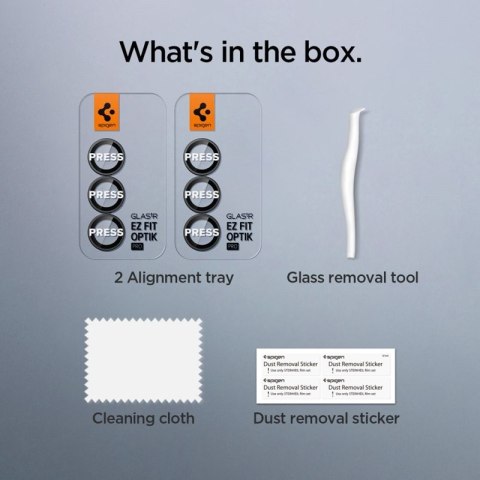 Spigen Optik Pro HD GLAS.TR EZ Fit Camera Protector 2-Pack - Szkło ochronne na obiektyw do Samsung Galaxy Z Fold 7 (2 szt)(Czarn Spigen Optik Pro HD GLAS.TR EZ Fit Camera Protector 2-Pack - Szkło ochronne na obiektyw do Samsung Galaxy Z Fold 7 (2 szt)(Czarn