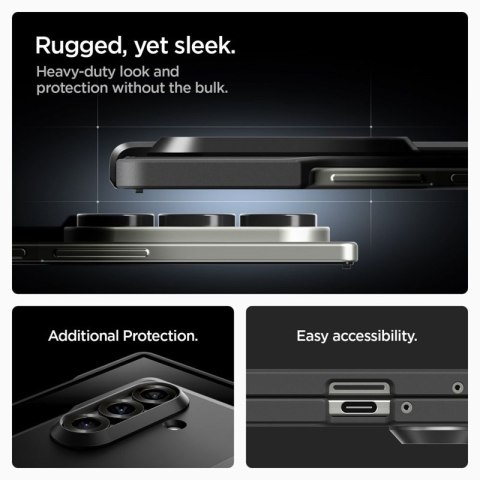 Spigen Tough Armor Pro Mag MagSafe - Etui do Samsung Galaxy Z Fold 7 (Black) Spigen Tough Armor Pro Mag MagSafe - Etui do Samsung Galaxy Z Fold 7 (Black)