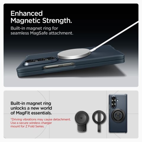 Spigen Tough Armor Pro Mag MagSafe - Etui do Samsung Galaxy Z Fold 7 (Metal Slate) Spigen Tough Armor Pro Mag MagSafe - Etui do Samsung Galaxy Z Fold 7 (Metal Slate)
