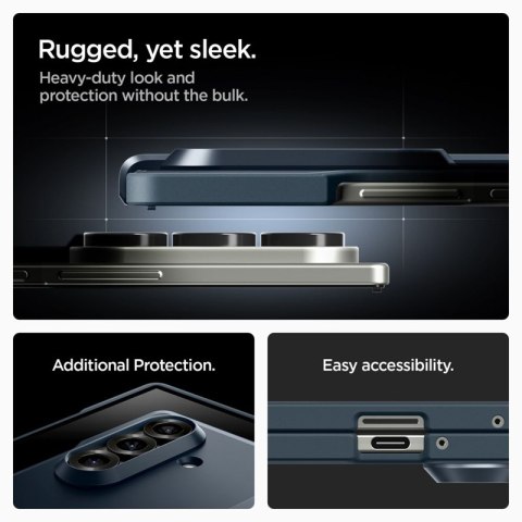 Spigen Tough Armor Pro Mag MagSafe - Etui do Samsung Galaxy Z Fold 7 (Metal Slate) Spigen Tough Armor Pro Mag MagSafe - Etui do Samsung Galaxy Z Fold 7 (Metal Slate)