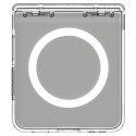 Spigen Ultra Hybrid Pro Mag MagSafe - Etui do Samsung Galaxy Z Flip 7 (Clear/White)