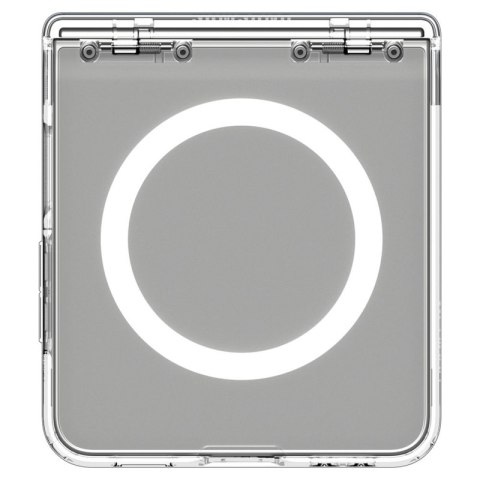 Spigen Ultra Hybrid Pro Mag MagSafe - Etui do Samsung Galaxy Z Flip 7 (Clear/White) Spigen Ultra Hybrid Pro Mag MagSafe - Etui do Samsung Galaxy Z Flip 7 (Clear/White)
