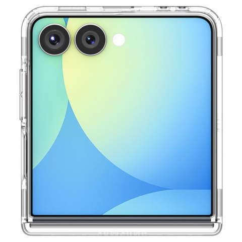 Spigen Ultra Hybrid Pro Mag MagSafe - Etui do Samsung Galaxy Z Flip 7 (Clear/White) Spigen Ultra Hybrid Pro Mag MagSafe - Etui do Samsung Galaxy Z Flip 7 (Clear/White)