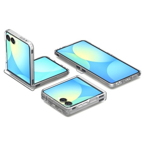 Spigen Ultra Hybrid Pro Mag MagSafe - Etui do Samsung Galaxy Z Flip 7 (Clear/White) Spigen Ultra Hybrid Pro Mag MagSafe - Etui do Samsung Galaxy Z Flip 7 (Clear/White)