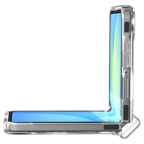 Spigen Ultra Hybrid Pro Mag MagSafe - Etui do Samsung Galaxy Z Flip 7 (Clear/White) Spigen Ultra Hybrid Pro Mag MagSafe - Etui do Samsung Galaxy Z Flip 7 (Clear/White)