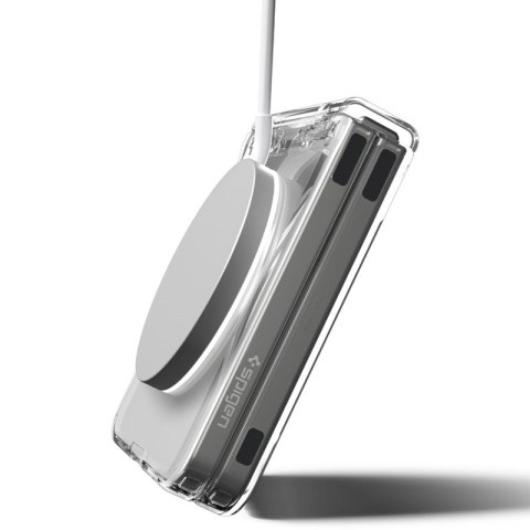 Spigen Ultra Hybrid Pro Mag MagSafe - Etui do Samsung Galaxy Z Flip 7 (Clear/White) Spigen Ultra Hybrid Pro Mag MagSafe - Etui do Samsung Galaxy Z Flip 7 (Clear/White)
