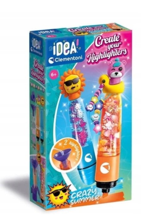 Clementoni Mini fabryka Markerów Lato Highlighters #G2 Clementoni Mini fabryka Markerów Lato Highlighters #G2