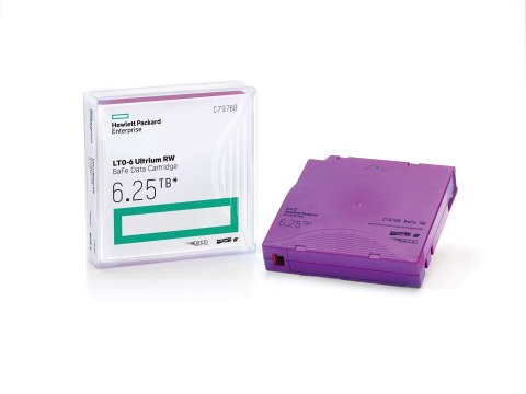 HPE LTO-6 Ultrium 6.25TB RW Data Tape HPE LTO-6 Ultrium 6.25TB RW Data Tape