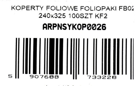 KOPERTY FOLIOWE FOLIOPAKI FB02 240X325 100SZT KF2 KOPERTY FOLIOWE FOLIOPAKI FB02 240X325 100SZT KF2