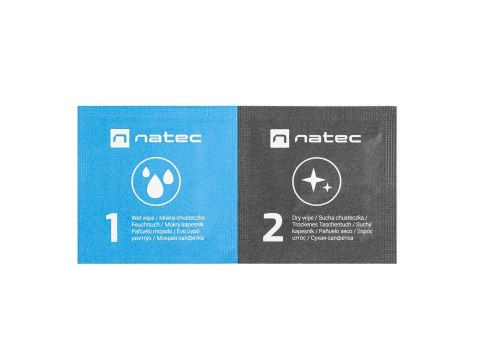 NATEC CHUSTECZKI CZYSZCZĄCE 2W1 RACCOON MOKRA/SUCHA 50 SZT. NSC-1797 NATEC CHUSTECZKI CZYSZCZĄCE 2W1 RACCOON MOKRA/SUCHA 50 SZT. NSC-1797