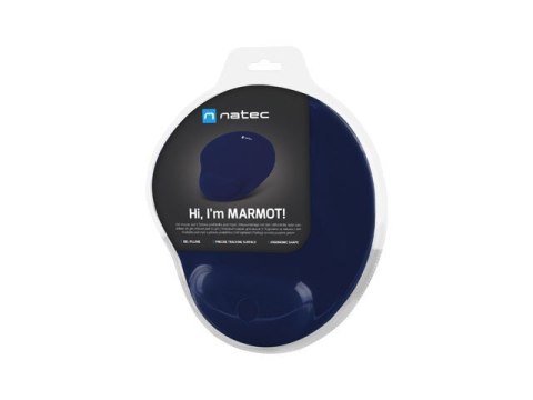 NATEC PODKŁADKA POD MYSZKĘ MARMOT GRANATOWA ŻELOWA NATEC PODKŁADKA POD MYSZKĘ MARMOT GRANATOWA ŻELOWA