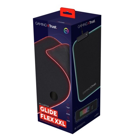 Podkładka pod mysz TRUST GXT764 GLIDE-FLEX RGB XXL Podkładka pod mysz TRUST GXT764 GLIDE-FLEX RGB XXL