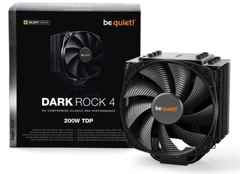 Chłodzenie do procesora BE QUIET! DARK ROCK 4 BK021 (AM2, AM2+, AM3, AM3+, AM4, FM1, FM2, FM2+, LGA 1150, LGA 1151, LGA 1155, LG Chłodzenie do procesora BE QUIET! DARK ROCK 4 BK021 (AM2, AM2+, AM3, AM3+, AM4, FM1, FM2, FM2+, LGA 1150, LGA 1151, LGA 1155, LG