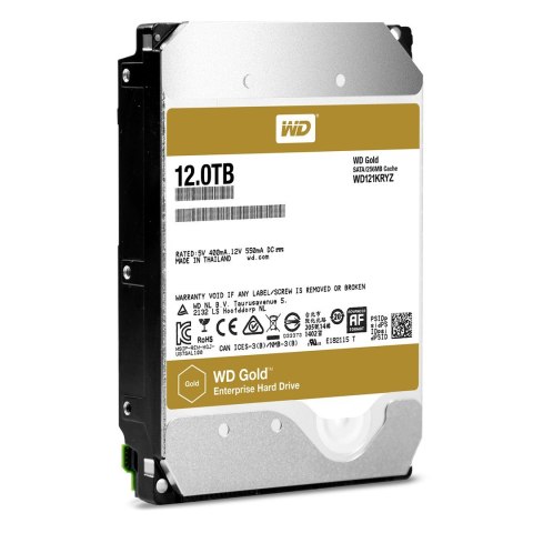 Dysk serwerowy HDD WD Gold DC HA750 (12 TB; 3.5"; SATA III) Dysk serwerowy HDD WD Gold DC HA750 (12 TB; 3.5"; SATA III)
