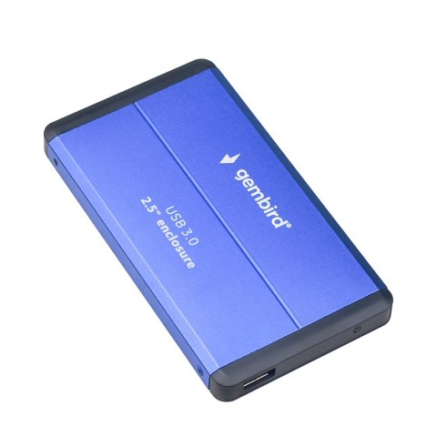 GEMBIRD OBUDOWA HDD/SSD USB 3.0 2.5" SATA, ALUMINIUM, NIEBIESKA GEMBIRD OBUDOWA HDD/SSD USB 3.0 2.5" SATA, ALUMINIUM, NIEBIESKA