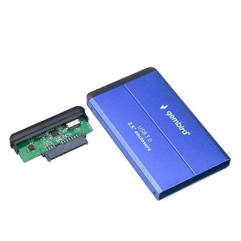 GEMBIRD OBUDOWA HDD/SSD USB 3.0 2.5" SATA, ALUMINIUM, NIEBIESKA GEMBIRD OBUDOWA HDD/SSD USB 3.0 2.5" SATA, ALUMINIUM, NIEBIESKA