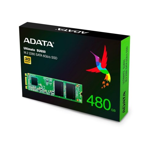 Dysk SSD ADATA Ultimate SU650 480GB 2,5" M.2 2280 Dysk SSD ADATA Ultimate SU650 480GB 2,5" M.2 2280