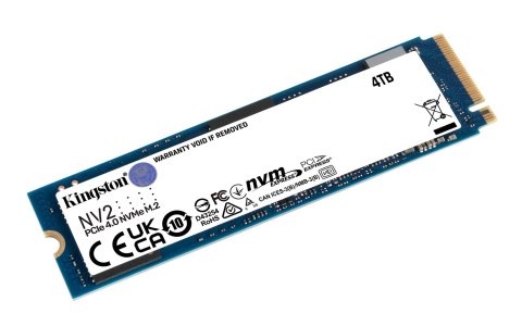 Dysk SSD Kingston NV2 (4TB; M.2 2280; PCIe 4.0 x4 NVMe; SNV2S/4000G) Dysk SSD Kingston NV2 (4TB; M.2 2280; PCIe 4.0 x4 NVMe; SNV2S/4000G)