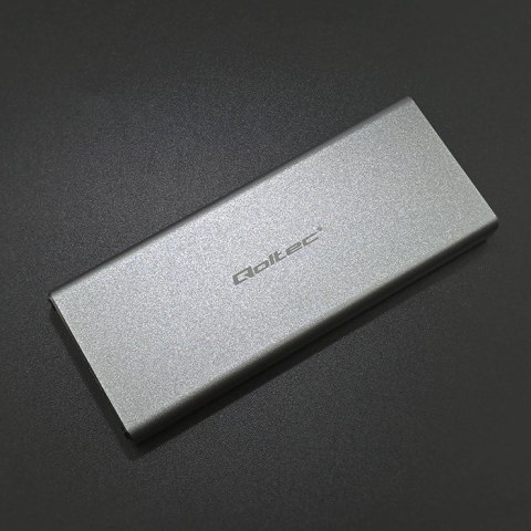 QOLTEC OBUDOWA NA DYSK M.2 SSD | SATA | NGFF | USB 3.0 | SUPER SPEED 5GB/S | 2TB | SREBRNY QOLTEC OBUDOWA NA DYSK M.2 SSD | SATA | NGFF | USB 3.0 | SUPER SPEED 5GB/S | 2TB | SREBRNY