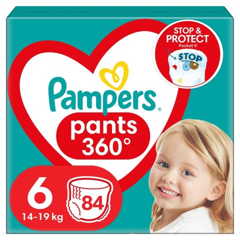 PAMPERS Pieluchomajtki XL Rozm 6, 15+kg,84szt PAMPERS Pieluchomajtki XL Rozm 6, 15+kg,84szt