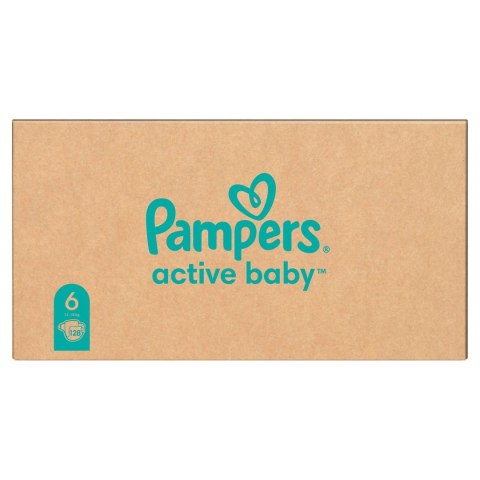 PAMPERS Pieluchy AB Rozm 6, 13-18kg, 128szt PAMPERS Pieluchy AB Rozm 6, 13-18kg, 128szt