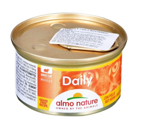 ALMO NATURE Daily Menu Mus z kurczakiem - mokra karma dla kota - puszka 85 g ALMO NATURE Daily Menu Mus z kurczakiem - mokra karma dla kota - puszka 85 g
