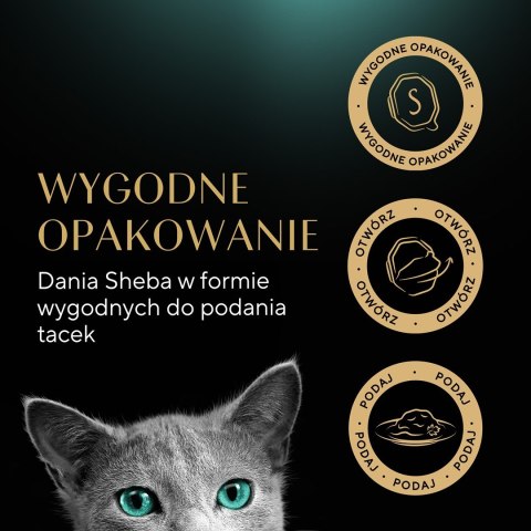 SHEBA Select Slices drób/kurczak/indyk w sosie - mokra karma dla kota - tacka - 32x85 g SHEBA Select Slices drób/kurczak/indyk w sosie - mokra karma dla kota - tacka - 32x85 g