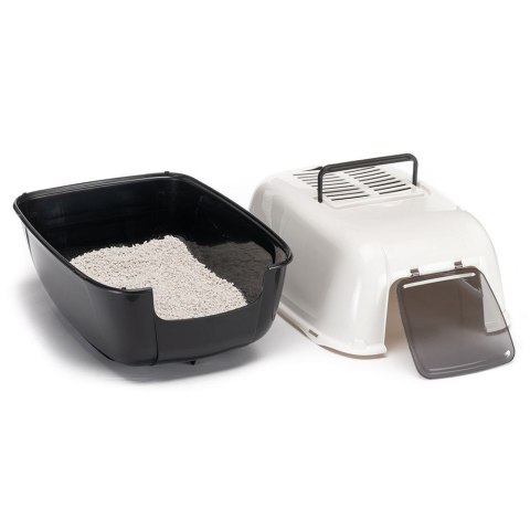FERPLAST TOILET HOME PRIMA BLACK PLT - kuweta 39,5x52,5x38h cm FERPLAST TOILET HOME PRIMA BLACK PLT - kuweta 39,5x52,5x38h cm