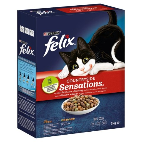 Purina FELIX Countryside Sensations Wołowina 1kg Purina FELIX Countryside Sensations Wołowina 1kg