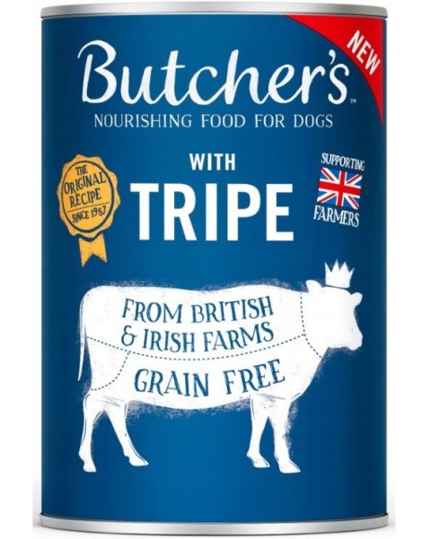 BUTCHER'S Original Tripe Mix Pasztet ze żwaczem - mokra karma dla psa - 1200 g BUTCHER'S Original Tripe Mix Pasztet ze żwaczem - mokra karma dla psa - 1200 g