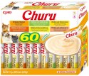 INABA CAT CHURU VARIETIES - kurczak - przysmak dla kota 60 x 14 g