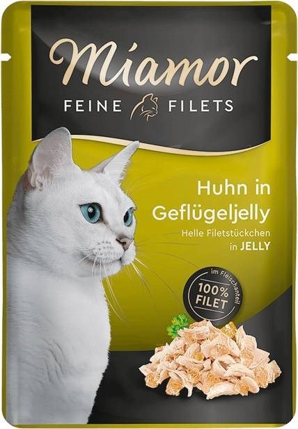 MIAMOR Filets Kurczak z galaretką drobiową 100g dla kota MIAMOR Filets Kurczak z galaretką drobiową 100g dla kota