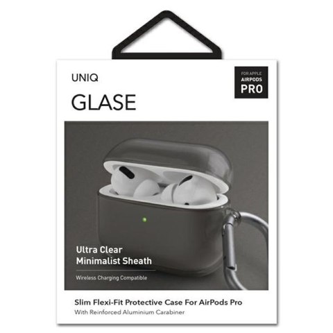 UNIQ Glase - Etui Apple AirPods Pro (smoke) UNIQ Glase - Etui Apple AirPods Pro (smoke)