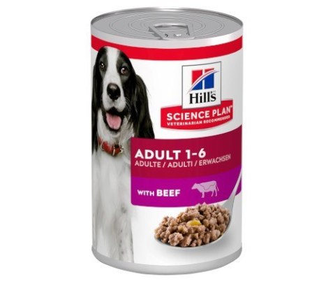 HILL'S Science Plan Canine Adult Beef - mokra karma dla psa - 370 g HILL'S Science Plan Canine Adult Beef - mokra karma dla psa - 370 g