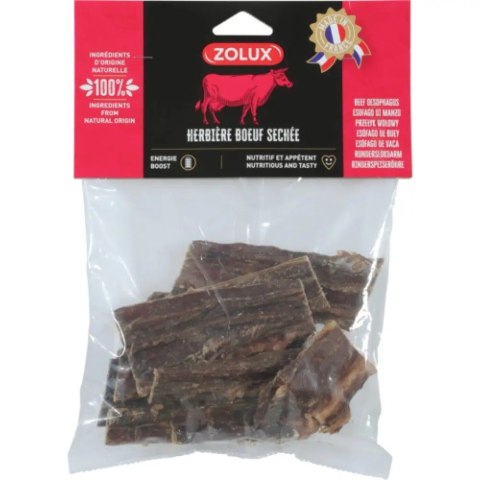 ZOLUX Przysmak nat. Suszony przełyk wołowy 150g ZOLUX Przysmak nat. Suszony przełyk wołowy 150g