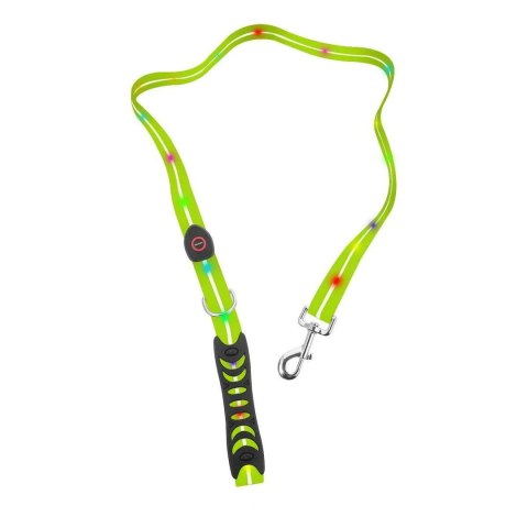 DOGGYVILLAGE SMYCZ Z KOLOROWĄ ILUMINACJĄ LED ZIELONA MT7121 DOGGYVILLAGE SMYCZ Z KOLOROWĄ ILUMINACJĄ LED ZIELONA MT7121