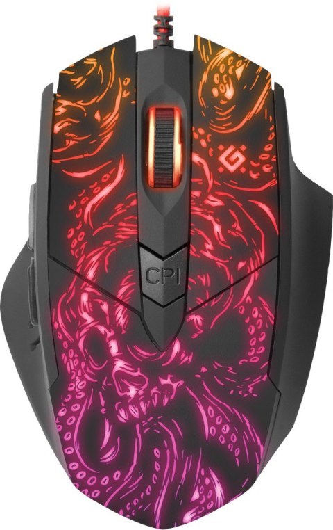 DEFENDER MYSZ PRZEWODOWA TITAN GM-650L OPTIC 800/1600/2400/3200/4800/6400 DPI 6P RGB 52650 DEFENDER MYSZ PRZEWODOWA TITAN GM-650L OPTIC 800/1600/2400/3200/4800/6400 DPI 6P RGB 52650