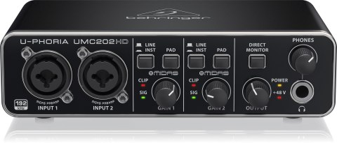 Behringer UMC202HD - Interfejs audio USB Behringer UMC202HD - Interfejs audio USB