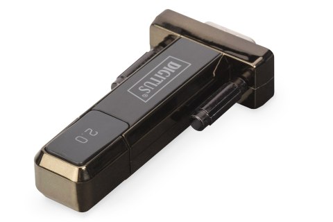 Adapter DIGITUS DA-70156 (USB M - RS-232 M; kolor czarny) Adapter DIGITUS DA-70156 (USB M - RS-232 M; kolor czarny)