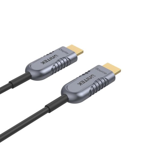 UNITEK KABEL OPTYCZNY HDMI 2.1 Active Optical Cable,8K, 4K120HZ,10M UNITEK KABEL OPTYCZNY HDMI 2.1 Active Optical Cable,8K, 4K120HZ,10M